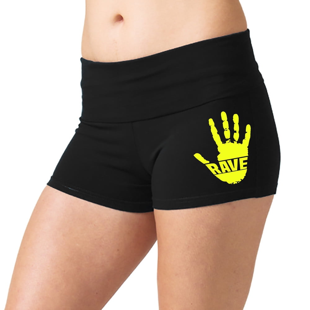 booty shorts for women black