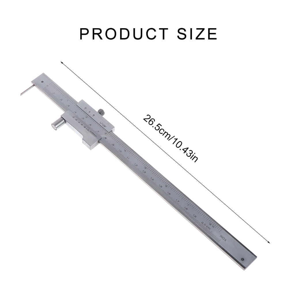 Digital Vernier Calipers Measuring Tool Gauge Dimension Measurement Depth Meter Marking Tool Parallel Crossed Vernier