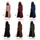 thumbnail image 5 of Sonducket Sudaderas con capucha con orejas de gato para mujer, vestido cómodo y para un aspecto elegante, sudadera informal de punto con túnica conjuntos de ropa negro METRO, 5 of 6