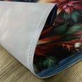 thumbnail image 4 of Ambesonne Floral Place Mats Set of 4, Jumble Wildflowers Grunge, Standard Size, Dark Salmon Laurel Green, 4 of 5