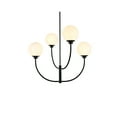 thumbnail image 3 of Living District Nyomi 30 Inch Chandelier In Black, 3 of 8
