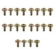 thumbnail image 1 of Pestañas de tornillo de tornillo de tambor de 20 piezas de 20 piezas, tornillos de ensamblaje, metal, parte del tambor para las partes del instrumento, 1 of 9