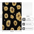 thumbnail image 2 of 4 Pcs Funny Kitchen Towels,Black Yellow Sunflower Pattern Microfiber Dish Towels,Kitchen Tea Towels,Kitchen Towel Set (18" X 26"), 2 of 7