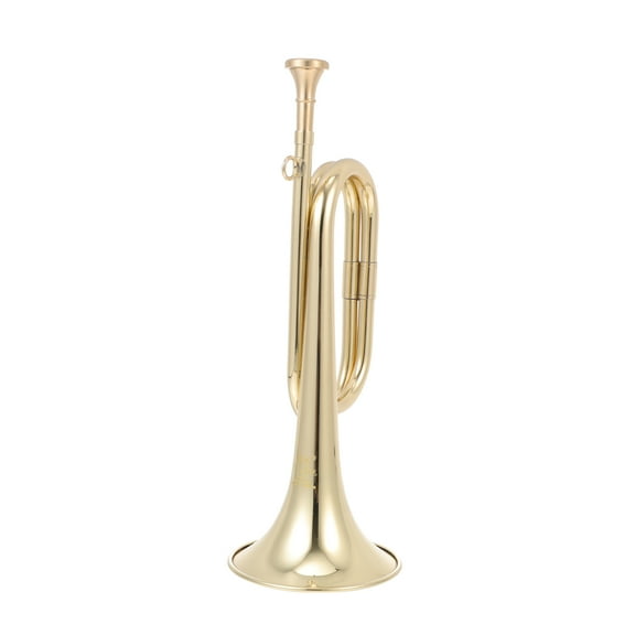 Golden Brass Trumpet for Musical Decoration and Charging 1Pc Small Speaker Instrument