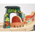 thumbnail image 5 of Mentari Toys - Lost World Dinosaur Railway Set - Wooden Dino Adventure Train Set with 8pc Dinosaur Firgures - Intelligent and Imaginative Play Skills - Age 3+, 5 of 6