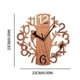 thumbnail image 2 of Reloj de pared con forma de árbol, silencioso, sin tictac, para decoración de oficina, sala de estar y dormitorio, 2 of 10