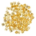thumbnail image 1 of 100 Uds Pirámide cuadrada remache espárragos Spike tornillo ropa zapatos artesanía DIY colorido Oro Hugo Pirámide cuadrada remaches, 1 of 8