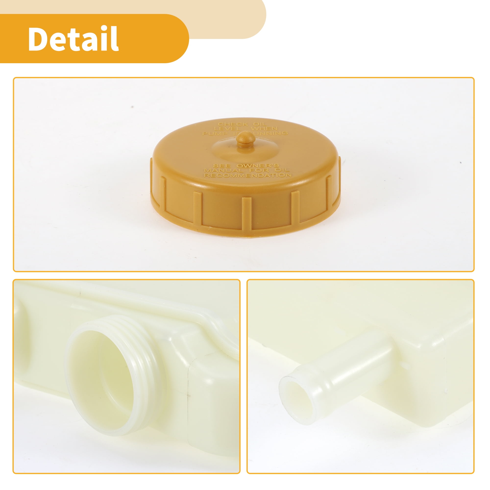 Unique Bargains Power Steering Reservoir for Ford Escort 1993-1999 Plastic Beige