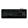 thumbnail image 2 of With Wired Large Print Keyboard White Bold Jumbo Letters Silent Backlit Keyboard with Oversized Characters 104 Keys for The Elder and People with Bad Eye Sight and Vision Ailment, 2 of 7