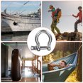 thumbnail image 2 of Uxcell 4PCS M4 Grillete de Anclaje de Pasador de Tornillo de Acero Inoxidable 304 100KG Cadenas de Camping/Cuerda de Alambre al Aire Libre, 2 of 7