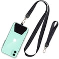 thumbnail image 1 of Cordón de teléfono celular, correa de cuello de teléfono universal Wirst Lasso Leash para sistema de sujeción de seguridad de teléfono inteligente Xemadio WRJM-34-3, 1 of 5