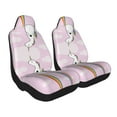 thumbnail image 2 of Yiaed Aerial Yoga for Unicorn Print Car Seat Covers,Universal Auto Seats Protector Fits for Car,SUV Sedan,Truck,Automotive Seat Covers & Accessories-2 PCS, 2 of 9