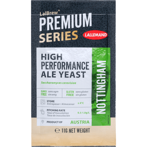 Lallemand LalBrew Premium Series Nottingham High Performance Ale Yeast - 3 Pack