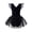 Black, variant on Aideaone Girls Ballet Leotards Toddler Ruffle Sleeve Dance Leotard with Tutu Skirt Kids Gymnastics Dancewear for Little Girls 2-9Y
