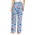thumbnail image 3 of Daiia Sailboats On A Waves Women's Sleep Pant with Pockets and Drawstring,Pajama Pants-Large, 3 of 9