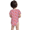 thumbnail image 2 of Rocae Festive Christmas Stocking Cheer for Baby Cotton Short-Sleeve Bodysuits for Unisex Onesies Bodysuit-6 Months, 2 of 7