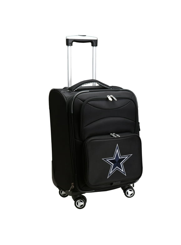 MOJO Black Dallas Cowboys 21" Softside Spinner Carry-On