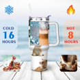 thumbnail image 4 of 40oz Dog Mom Tumbler - Leakproof Travel Coffee Mug with Handle - Cute Puppy Gift for Women Who Love Dogs - Double Wall Stainless, 4 of 7