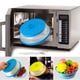 thumbnail image 3 of Wosthever Colador de verduras para microondas, filtro colador duradero, cesta de antisalpicaduras, utensilios de cocina, herramienta de cocina Organizadores de utensilios de cocina Azul Wosthever HA077067-01, 3 of 6