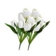 thumbnail image 1 of Matsuzay 2 uds tulipanes de flores artificiales simulación de tacto Real ramo de flores de imitación para decoración de fiesta blanco/grande, 1 of 6