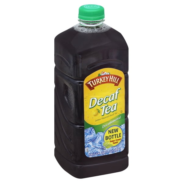 Turkey Hill Decaf Lemon Iced Tea, Half Gallon