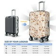 thumbnail image 3 of Cauagu Halloween Dancing Cowboy Skeleton Print Travel Luggage Cover,Travel Dust-proof Suitcase Cover Softside Suitcase Protector for 18-32inch,Not Included Suitcase, 3 of 8