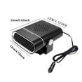 thumbnail image 3 of Portable Car Heater Fast Heating Quickly Defrost Demister Heat Fan Aousthop 12/24V Auto Dryer Windshield Car Heater Plug Into, 3 of 5