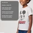 thumbnail image 6 of Boy's Mickey & Friends Mickey Mouse Retro Headshot Graphic Tee White Small, 6 of 9