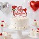 thumbnail image 1 of Inserto para pastel San Valentín 17 Uds. Rosa Amor, 1 of 4