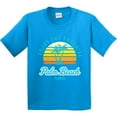 thumbnail image 3 of Inktastic Summer Enjoy the Sunshine Palm Beach Florida in Blue Youth T-Shirt, 3 of 5