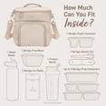 thumbnail image 6 of bentgo Prep Deluxe Insulated Multimeal Bag 5-Compartment Sand (BGPRPBAG-SD), 6 of 7