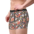 thumbnail image 4 of Kll Foxes Men'S Cotton Boxer Briefs Underwear-Large, 4 of 9