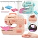 thumbnail image 2 of Máquina de coser eléctrica para niños, simulación de casa de juegos, pequeño electrodoméstico, juguete para niña, sastre, interactivo entre padres e hijos, hecho a mano, 2 of 5