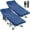 Bleu(2 Paquets), variante sur Slsy Lit Pliant TG avec Matelas de 3,3 Pouces, Lits de Camp Pliants 75 Pouces* 28 Pouces avec Sac de Transport, Lit de Couchage Pliant Lit d'Appoint