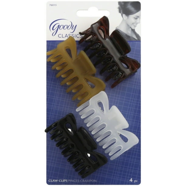 Goody Goody Classics Medium Claw Clip, Assorted Colors 4 ea Walmart