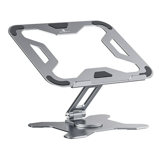 Inteprter Soporte plegable para tableta Boneruy, soporte giratorio ajustable de 360 grados para ordenador portátil, ordenador portátil de Videojuegos y accesorios