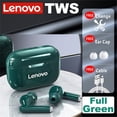thumbnail image 1 of Lenovo LP1 T-WS auriculares Bluetooth 5,0 auriculares inalámbricos verdaderos Control táctil auriculares deportivos IPX4 auriculares a prueba de sudor con micrófono, 1 of 2