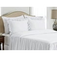 thumbnail image 3 of Sweet Jojo Designs Gathered Bedspread White Queen Size Extra Long Bedspread Cover 3 Piece Set, 3 of 5