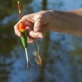 thumbnail image 4 of Glow in the Dark Squid Lures - 3.94 Inch Horizontal Jig with Realistic Shrimp Design & Double Hooks for Saltwater, Freshwater Trolling, Lake, River, and Sea Fishing, 4 of 4