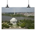 thumbnail image 2 of Print: Aerial View Of Jefferson Memorial And Washington Monument, 2 of 4