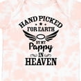 thumbnail image 4 of Inktastic Handpicked for Earth by My Pappy in Heaven with Angel Wings Boys or Girls Baby Bodysuit, 4 of 5