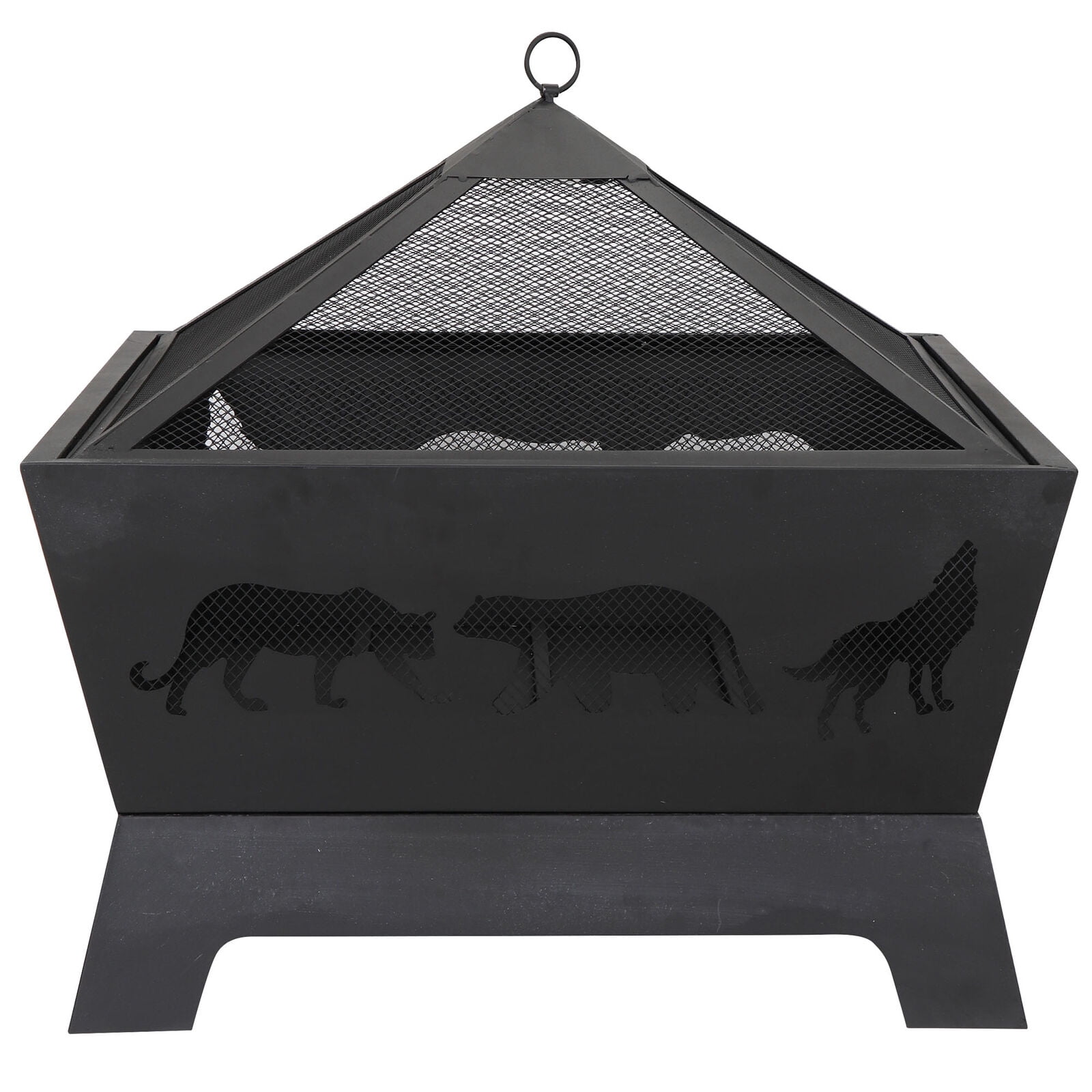 ZENSTYLE Barrone Fire Pit Outdoor Patio Stove Firepit Brazier Fireplace