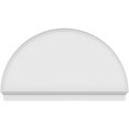 thumbnail image 3 of Ekena Millwork 70"W x 41-3/4"H x 2-3/4"P Half Round Smooth Architectural Grade PVC Combination Pediment, 3 of 7