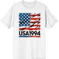 thumbnail image 3 of World Cup 1994 USA Adult White Crew Neck Short Sleeve Tee-Medium, 3 of 4