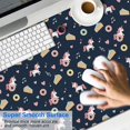 thumbnail image 2 of Long Mouse Pads for Desk,Blue Cartoon Unicorn Dessert Music Note Desk Mats on Top Of Desks, Desk Mouse Pad Extra Large with 3mm Non-Slip Base and Stitched Edge for Gaming,Work,Home 47.3"x23.6", 2 of 5