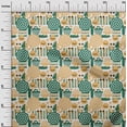 thumbnail image 3 of oneOone Rayon Yellow Fabric Beach Craft Projects Decor Fabric Printed By The Yard 56 Inch Wide, 3 of 4