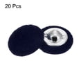 thumbnail image 3 of Uxcell 20 piezas 24L botón de tela cubierto de 15 mm con agujeros de metal para coser botones para vestidos y blusas azul marino, 3 of 6