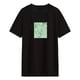 thumbnail image 1 of Camiseta de manga corta para mujer, camiseta básica negra cómoda y transpirable de gran tamaño SG, 1 of 8