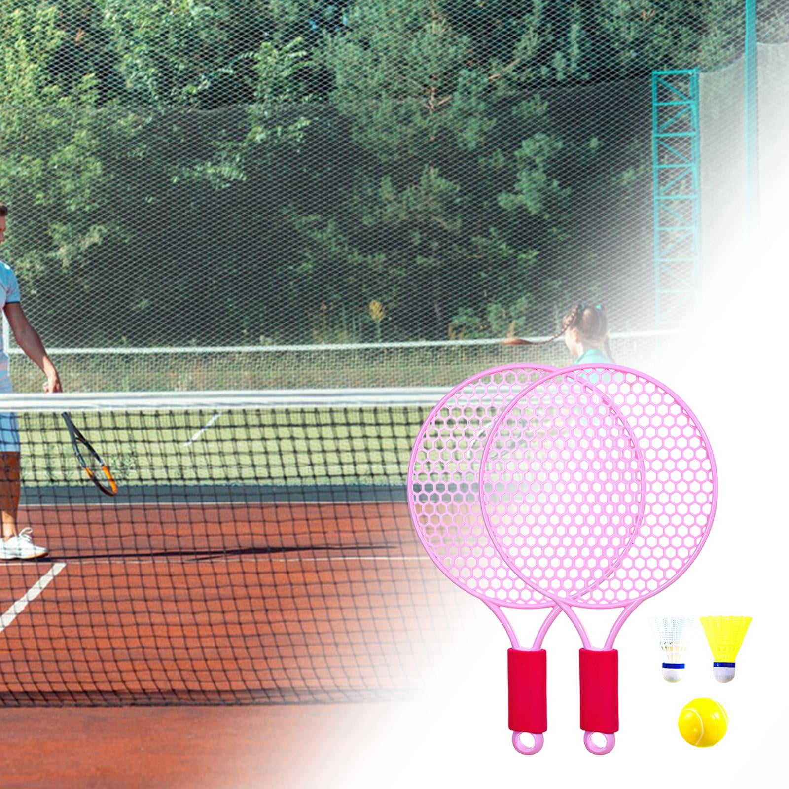 kesoto Kids Tennis Rackets Tennis Racquet with Ball Shuttlecock Racket Game Interactive Toy Kids Badminton Tennis Set for Boys