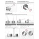 thumbnail image 2 of Suministros De Vajilla Para Gatos Domésticos Enlatados Cuchara Mezcladora De Alimentación Abrelatas Monstrate PT000932-00, 2 of 7
